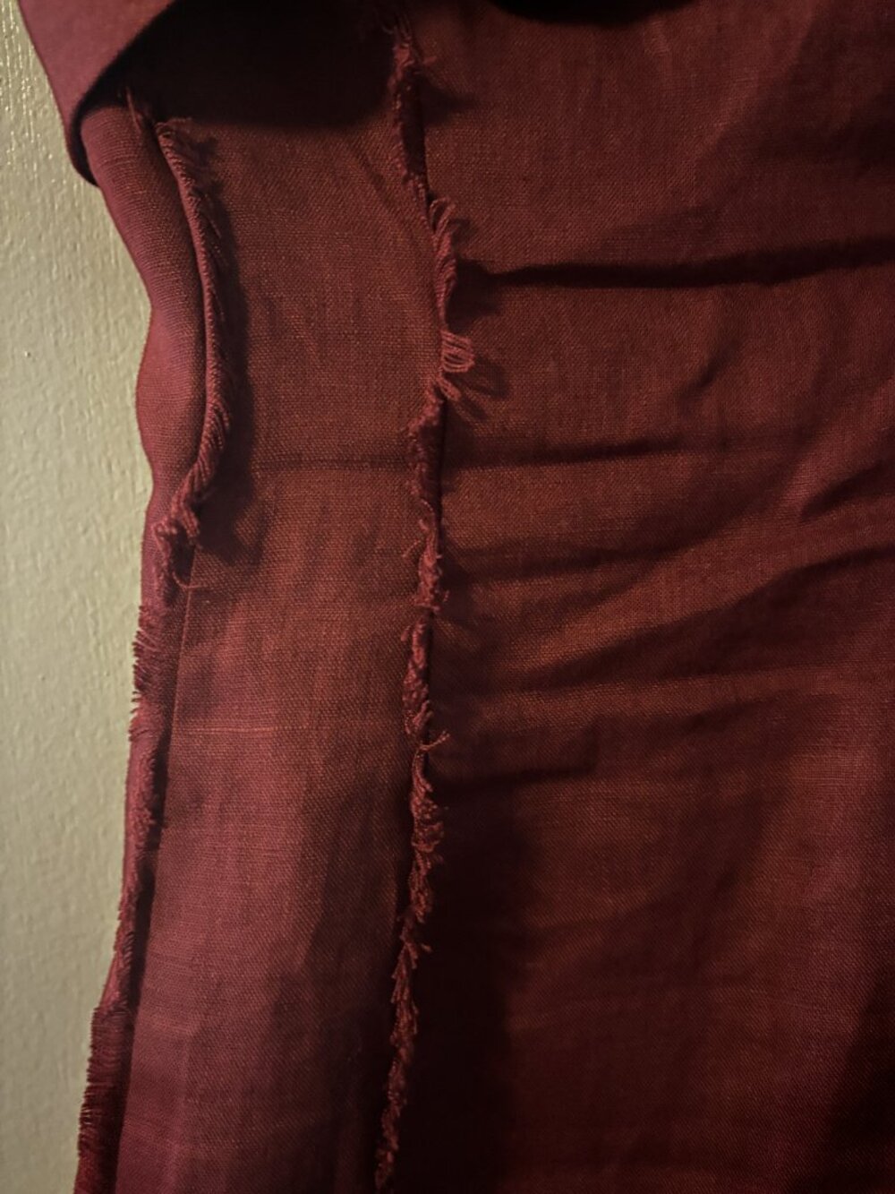 Reformation Zara Linen Dress in Chianti Size 4 - Picture 4 of 7